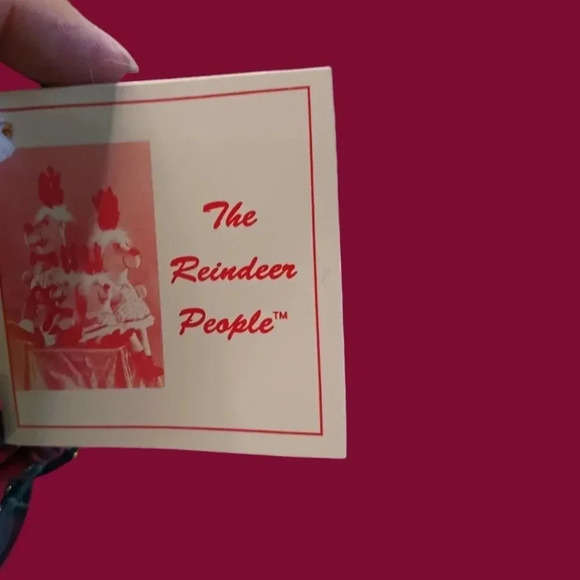 The reindeer people vtg christmas moose plush musical doll set of 2 boy/girl - Picture 11 of 11